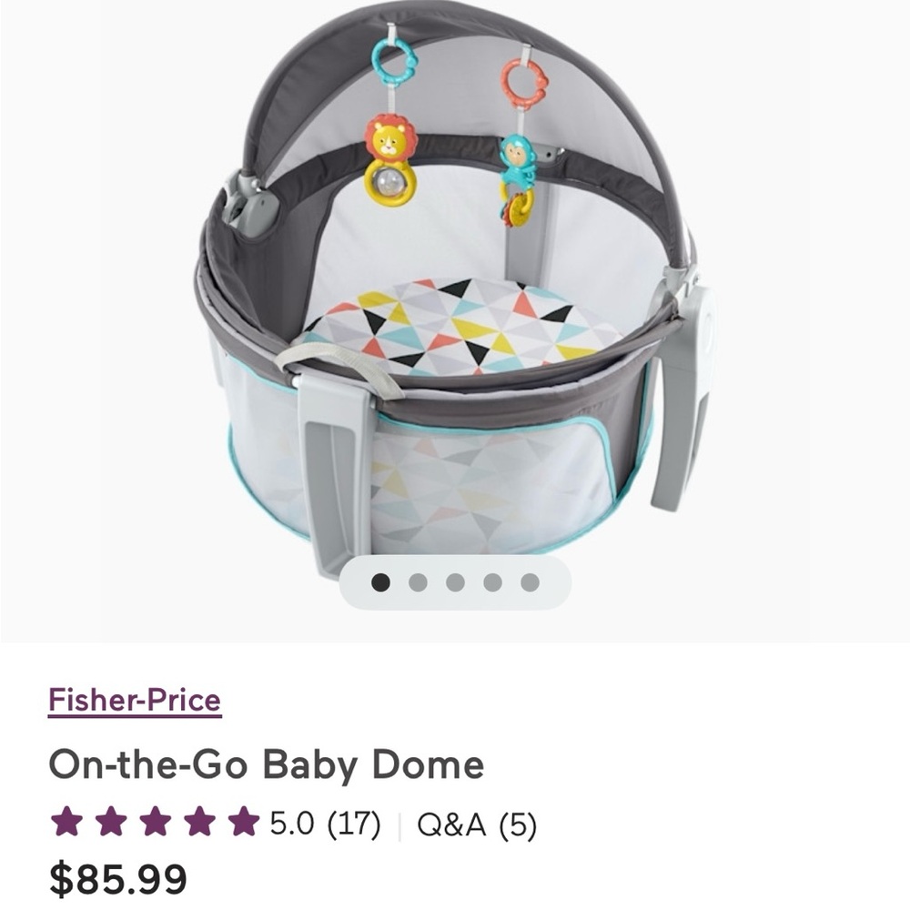 Fisher Price to go dome for babies!
